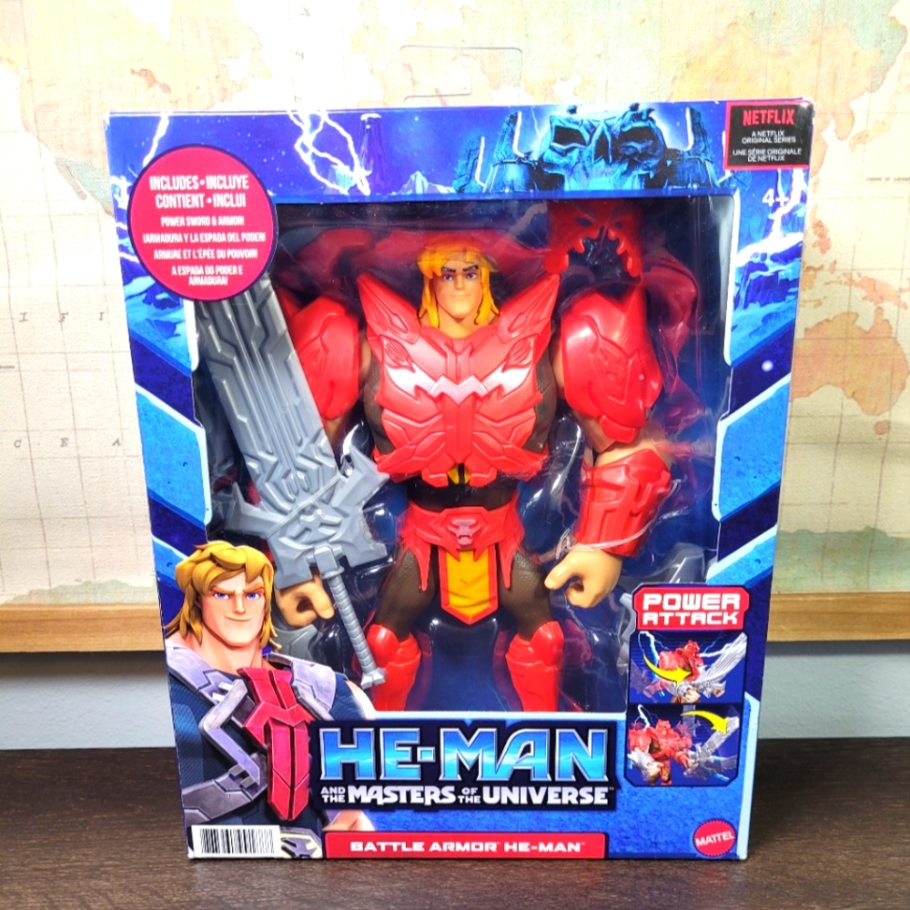 BRAND NEW Mattel He-Man and The Masters of the Universe Battle Armor He-Man
